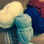 気分転換(暇つぶし?) 編み物